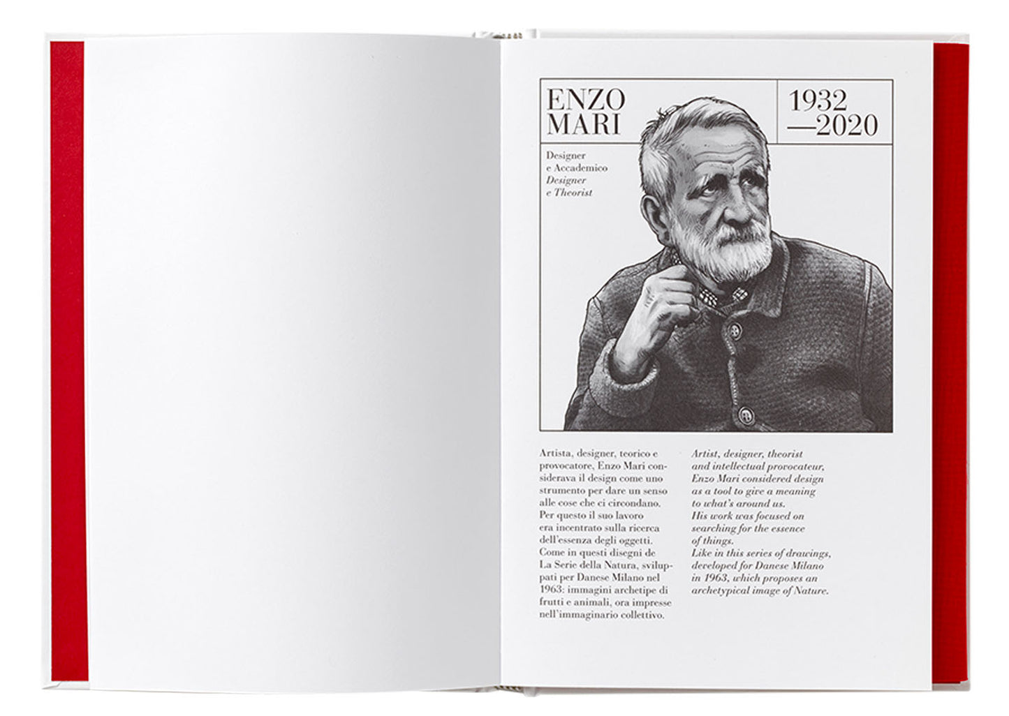 Enzo Mari Tribute Notebook - Soft Cover