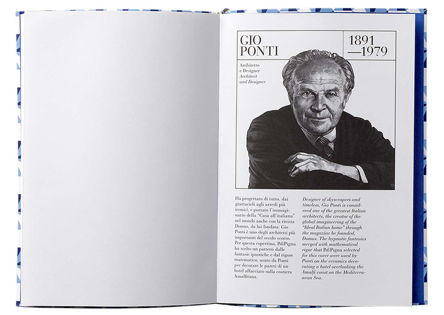 Gio Ponti Tribute Notebook - Hard Cover